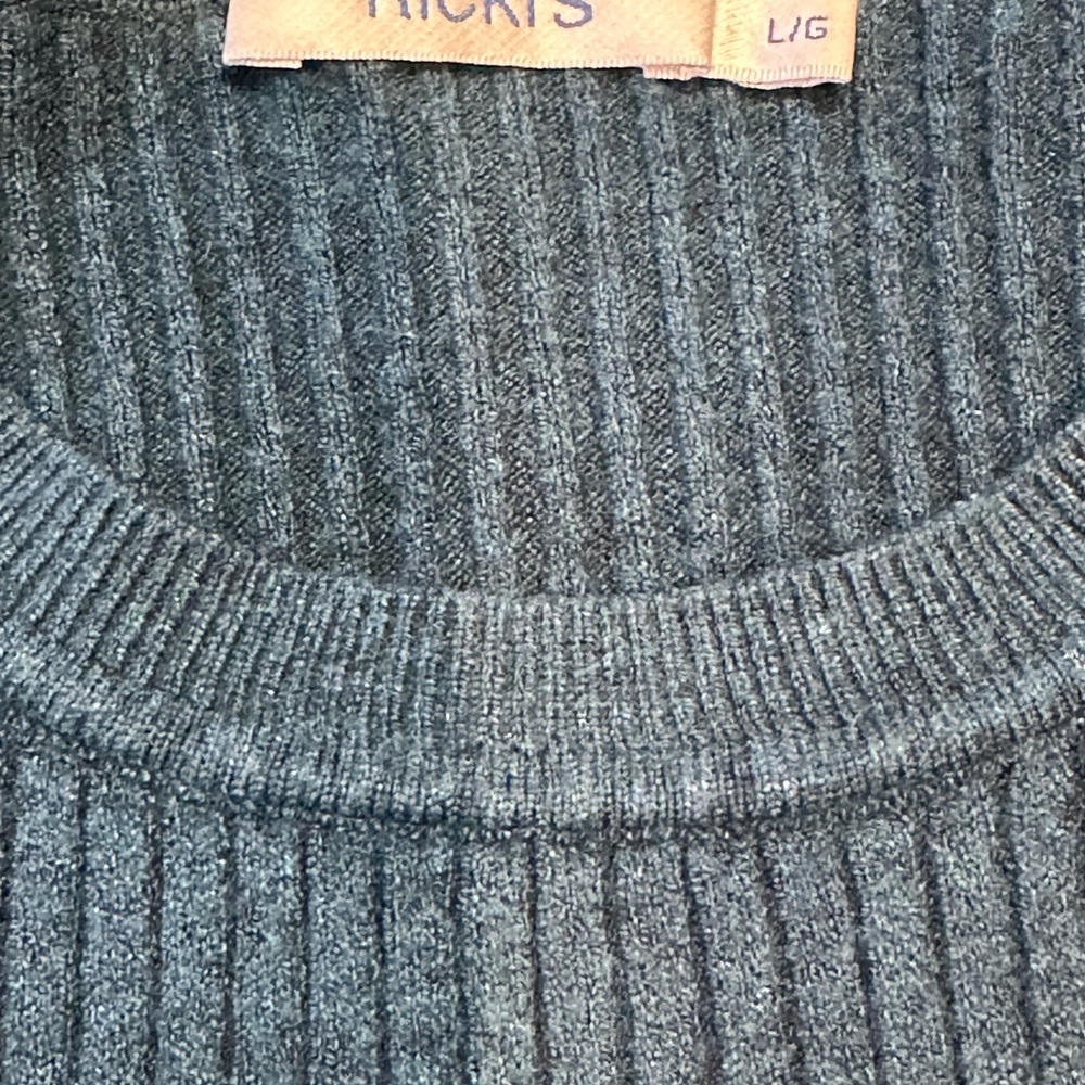 💚Long Sleeve Ribbed Sweater - Picture 5 of 5